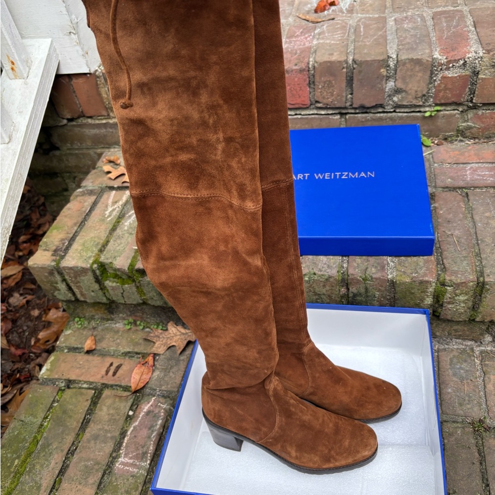 Stuart Weitzman Over the Knee Suede Boots